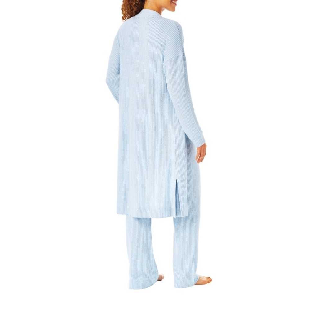 Ladies 3 Piece Ribbed Sleep Set - Picture 2 of 6